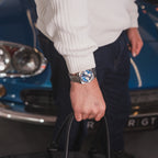 EFB-730D-2AVCF Reloj Edifice de hombre pulsera de metal 47 mm cristal zafiro - Acero Inoxidable Plateado