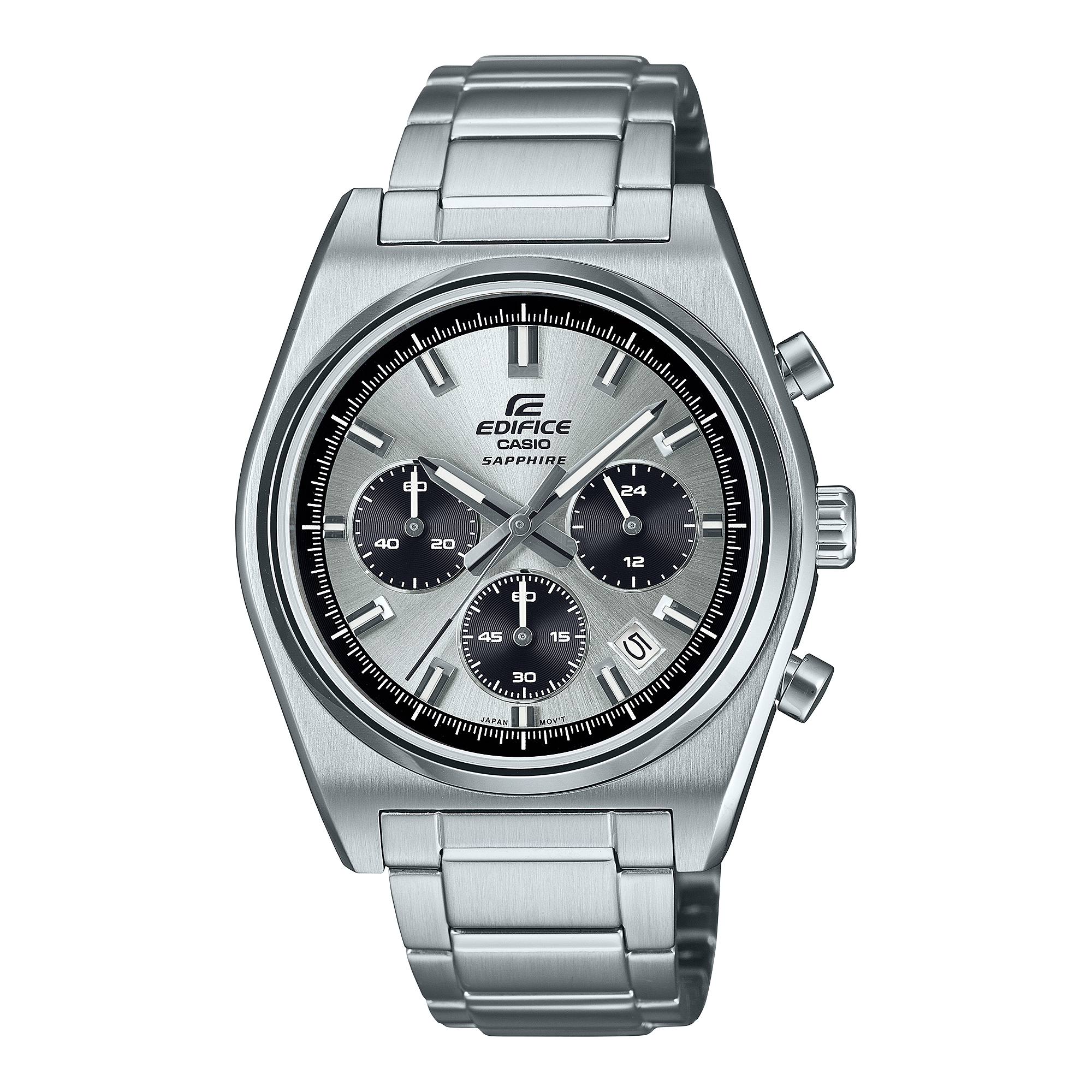 730D Reloj Edifice Hombre Acero Inoxidable Plateado - Reloj original en Guatemala