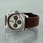 EFB-730L-7AV Reloj Edifice de hombre pulsera de cuero - Cuero Marrón