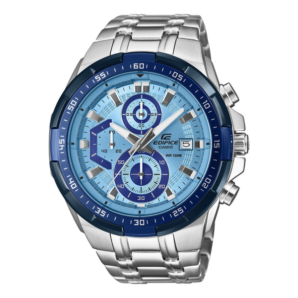 539DE Reloj Edifice Hombre Correa Acero Esfera Azul - Reloj original en Guatemala
