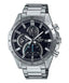 EFR-571D Reloj Edifice Hombre Correa de Acero Esfera Negra