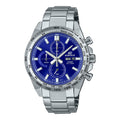 574D Reloj Edifice Hombre Correa de Acero Esfera Azul - Reloj original en Guatemala