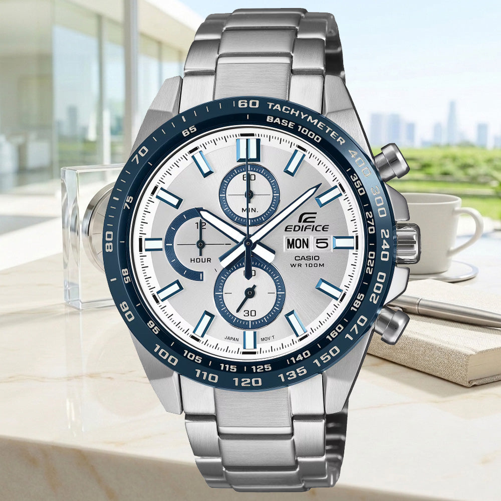 EFR-574DE-7AV Reloj Edifice de hombre correa de metal
