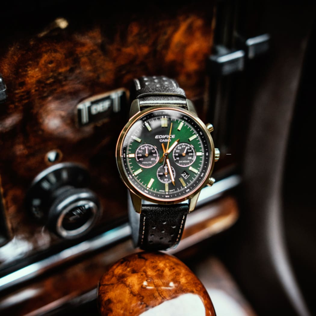 EFR-575CL-3A Reloj Edifice de caballero banda de piel