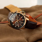EFR-575CL-5A Reloj Edifice de hombre correa de cuero
