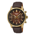 EFR-575CL-5A Reloj Edifice de hombre correa de cuero