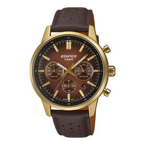 EFR-575CL-5A Reloj Edifice de hombre correa de cuero