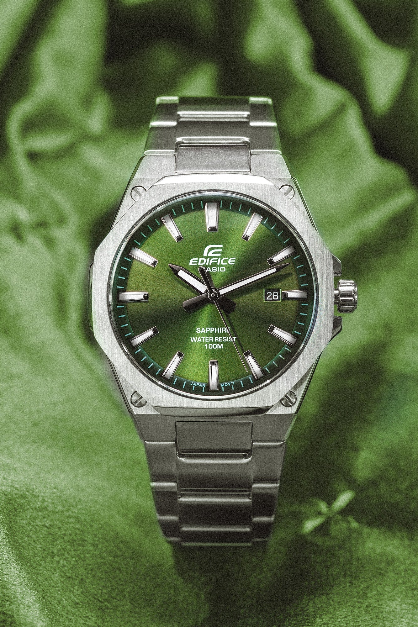 EFR-S108D-3AV Edifice Reloj para Hombre cristal zafiro