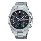 S567D Reloj Edifice Hombre Correa de Acero Esfera Negra - Reloj original en Guatemala