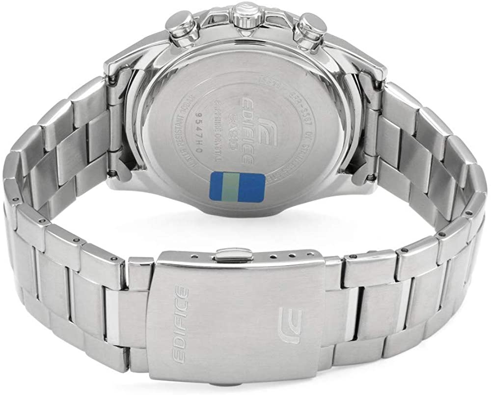 S567D Reloj Casio Edifice Hombre Acero Esfera Azul - Detalle de esfera