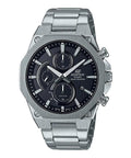 S570D Reloj Edifice Hombre Correa de Acero Esfera Negra - Reloj original en Guatemala