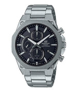 EFS-S570D Reloj Edifice Hombre Correa de Acero Esfera Negra