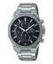 EFS-S570D Reloj Edifice Hombre Correa de Acero Esfera Negra