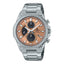 EFS-S570D Reloj Edifice Hombre Correa Acero Esfera Cobre