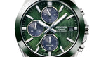 S650D Reloj Edifice Hombre Acero Verde - Detalle de esfera