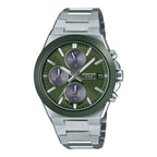 S650D Reloj Edifice Hombre Acero Verde - Reloj original en Guatemala