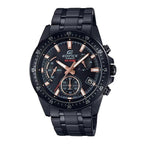 540DC Reloj Edifice Hombre Acero Negro y Oro Rosa - Reloj original en Guatemala