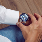 EFV-570D Reloj Casio Edifice Hombre Acero Esfera Azul