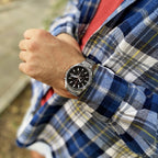 610D Reloj Edifice Hombre Brazalete de Acero Esfera - Vista trasera