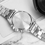630D Reloj Edifice Hombre Correa Acero Esfera Negra - Detalle de esfera
