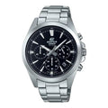 630D Reloj Edifice Hombre Correa Acero Esfera Negra - Reloj original en Guatemala