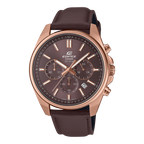 EFV-650CL-5AV Reloj Edifice de hombre pulsera de cuero