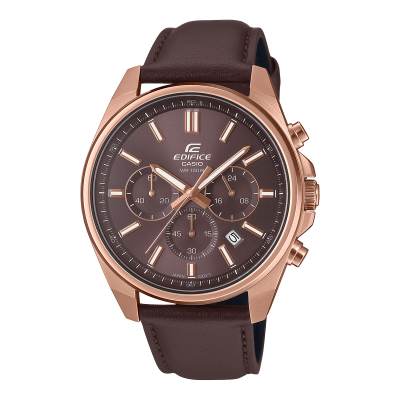 EFV-650CL-5AV Reloj Edifice EFV-650 de hombre pulsera de cuero