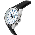 650L Reloj Edifice Hombre Correa Piel Negro - Detalle de esfera