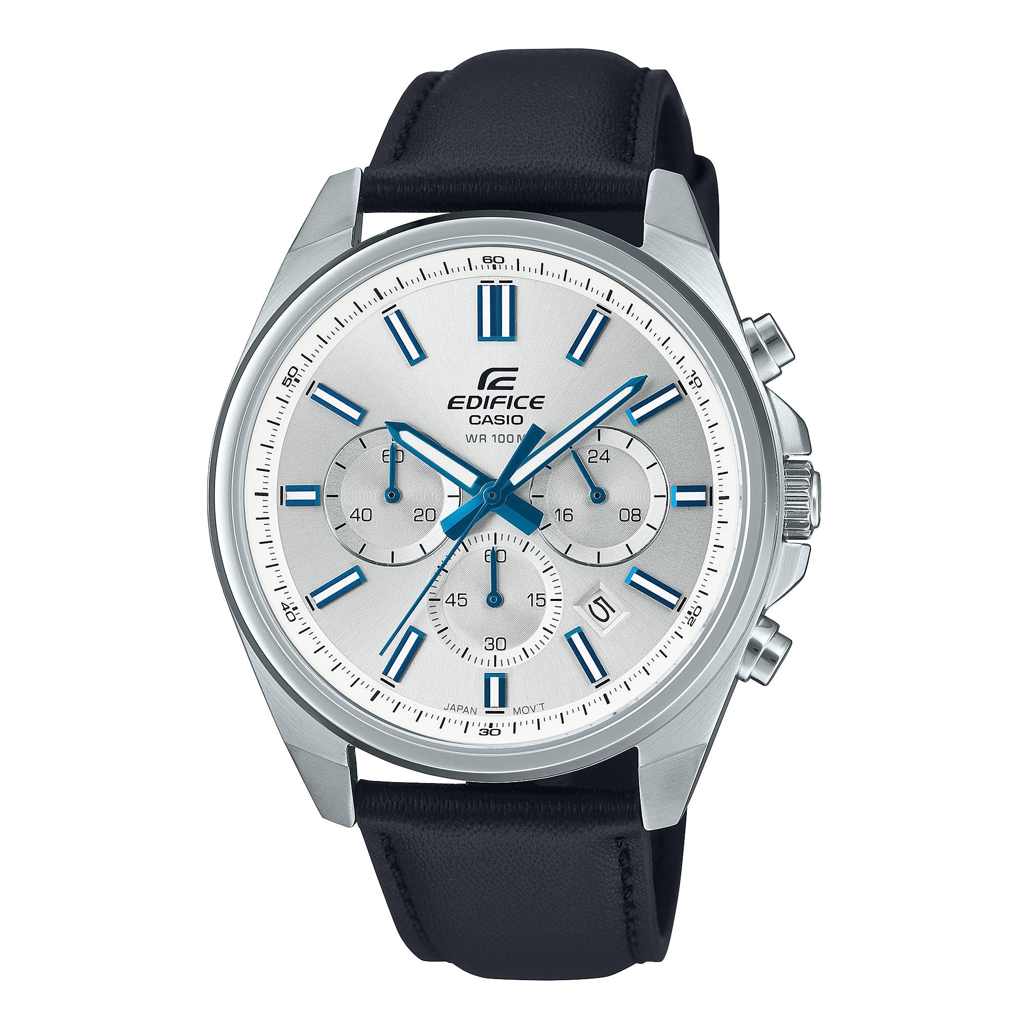 650L Reloj Edifice Hombre Correa Piel Negro - Reloj original en Guatemala