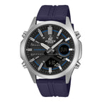 C120P Reloj Edifice Hombre Correa Caucho Azul Marino - Reloj original en Guatemala