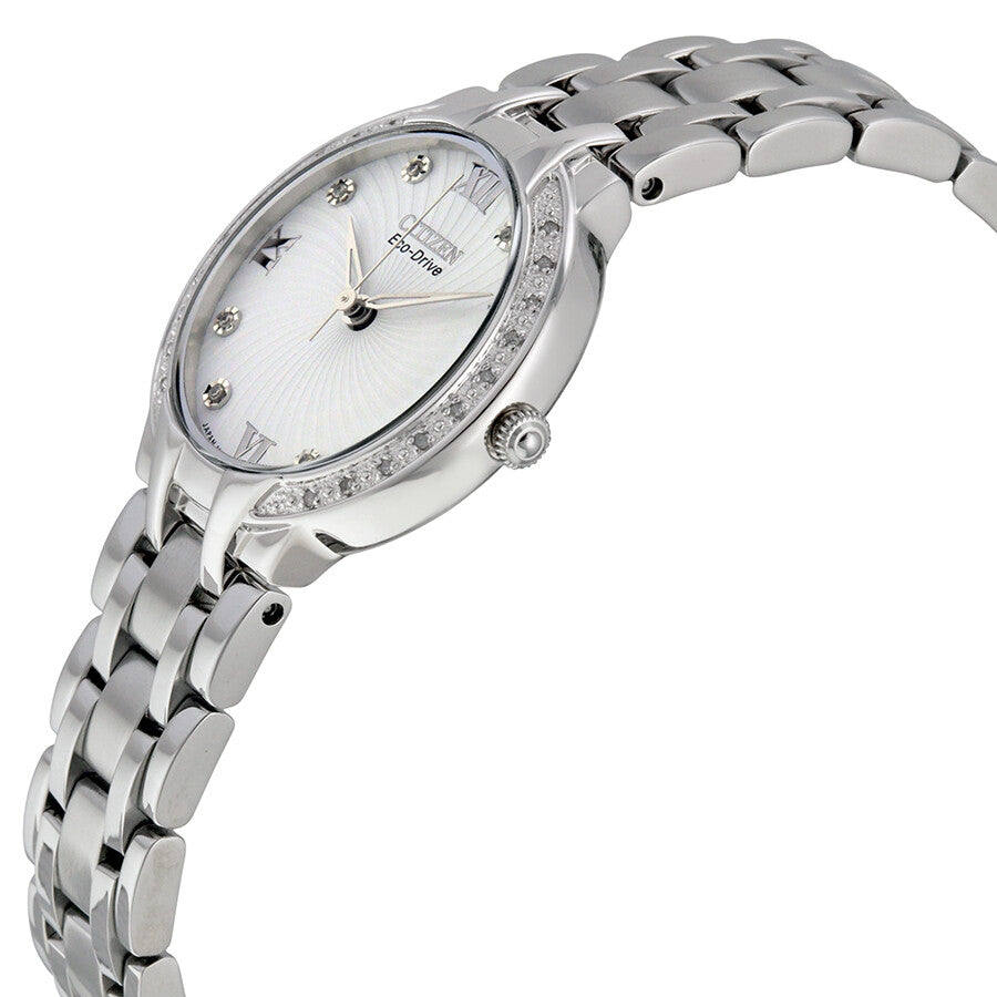 EM0120-58A Reloj Citizen Bella Eco-Drive de mujer correa de metal - Acero Inoxidable Plateado