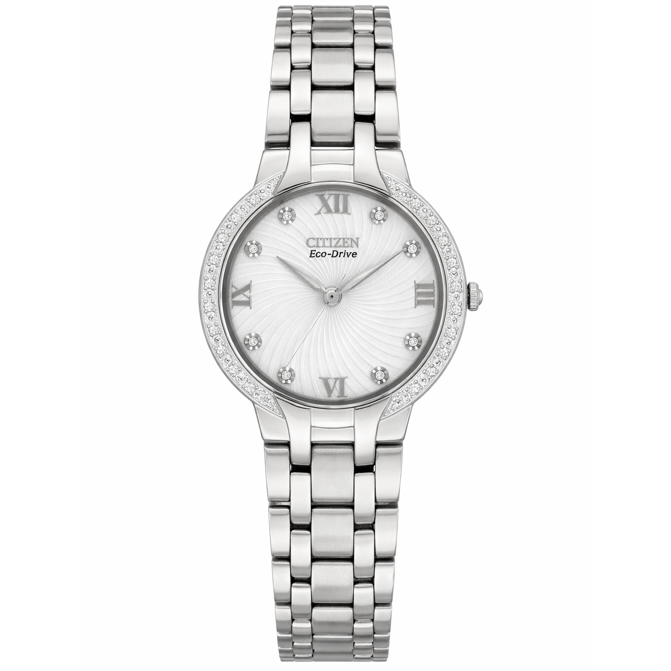 EM0120-58A Reloj Citizen Bella Eco-Drive de mujer correa de metal - Acero Inoxidable Plateado