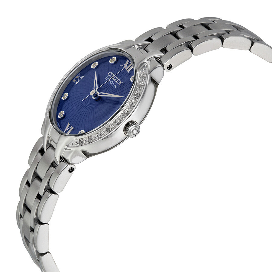 EM0120-58L Reloj Citizen Eco-Drive Bella de mujer correa de metal - Acero Inoxidable Plateado