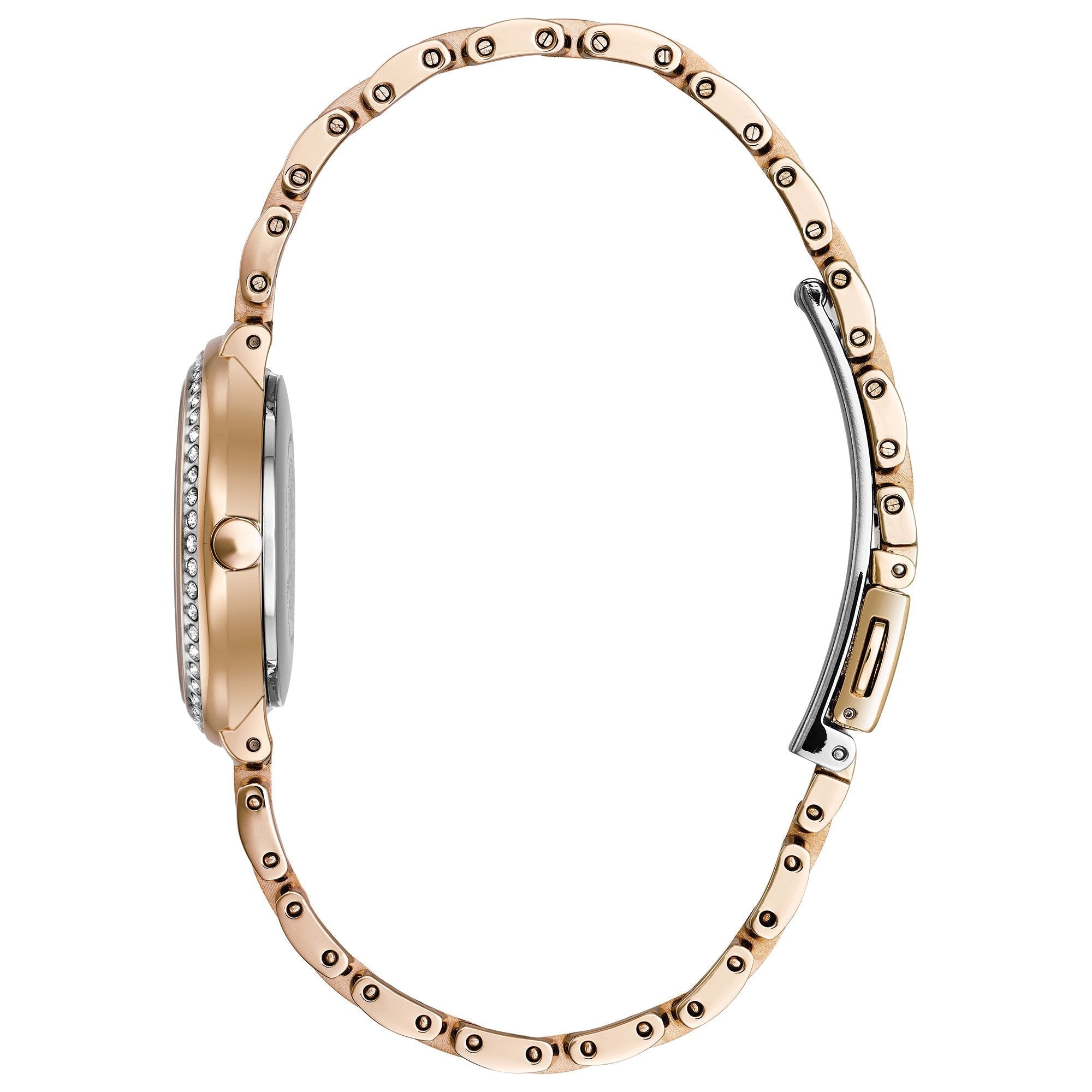 Reloj Citizen Silhouette Crystal Mujer Acero Oro - Detalle de esfera