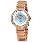 Reloj Citizen Silhouette Crystal Mujer Acero Oro - Vista trasera