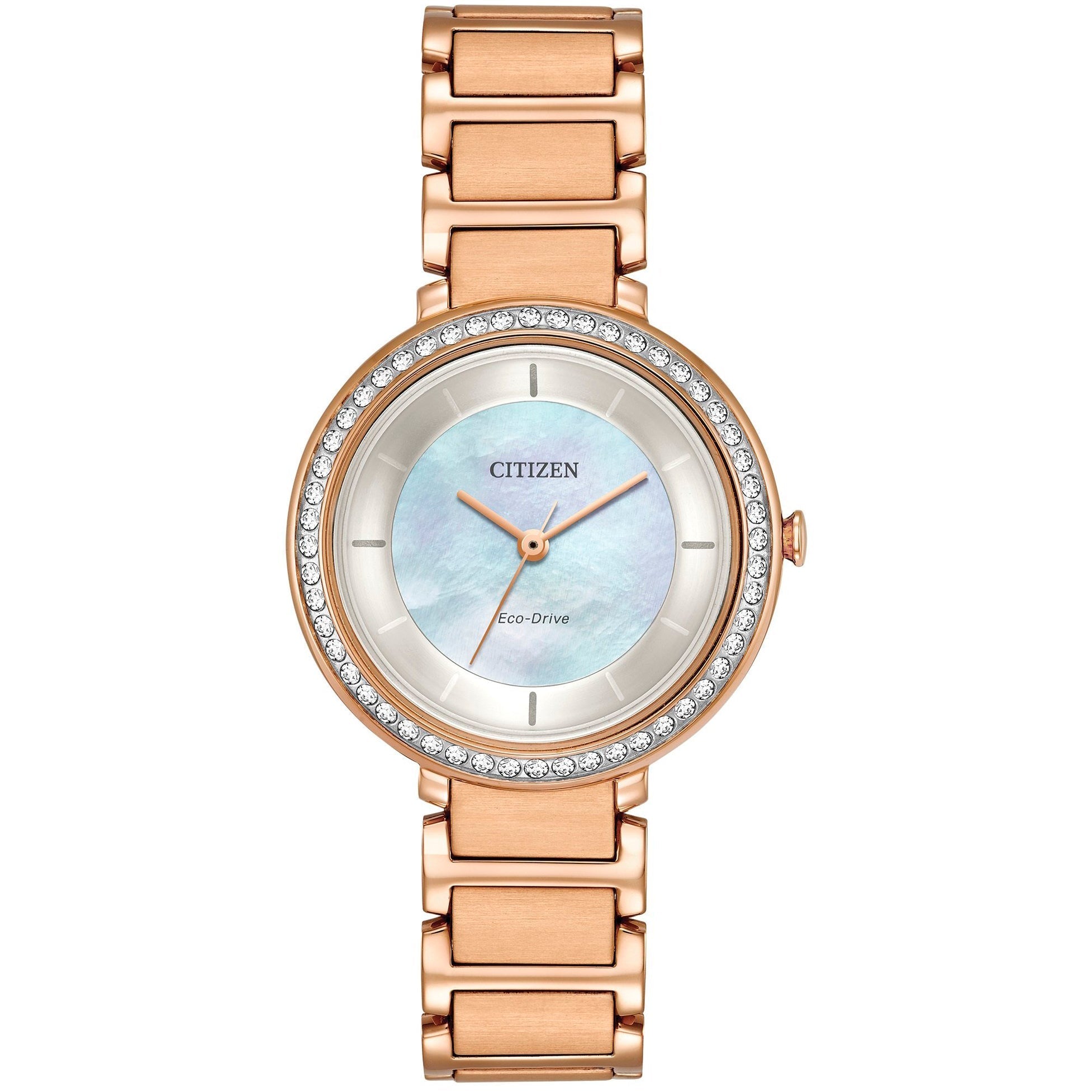 Reloj Citizen Silhouette Crystal Mujer Acero Oro - Reloj original en Guatemala