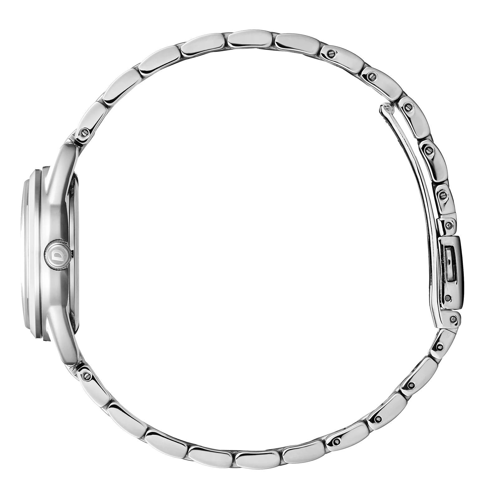 70E Reloj Citizen Eco-Drive Mujer Acero Esfera Negra - Detalle de esfera