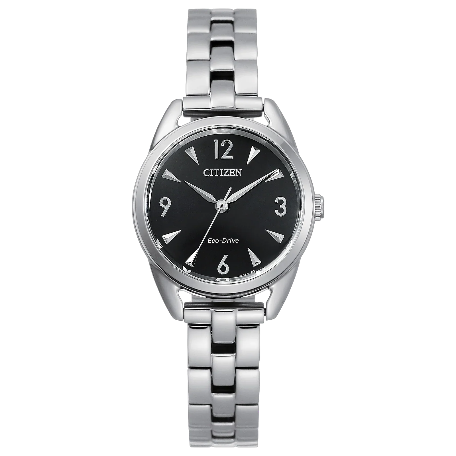 70E Reloj Citizen Eco-Drive Mujer Acero Esfera Negra - Reloj original en Guatemala