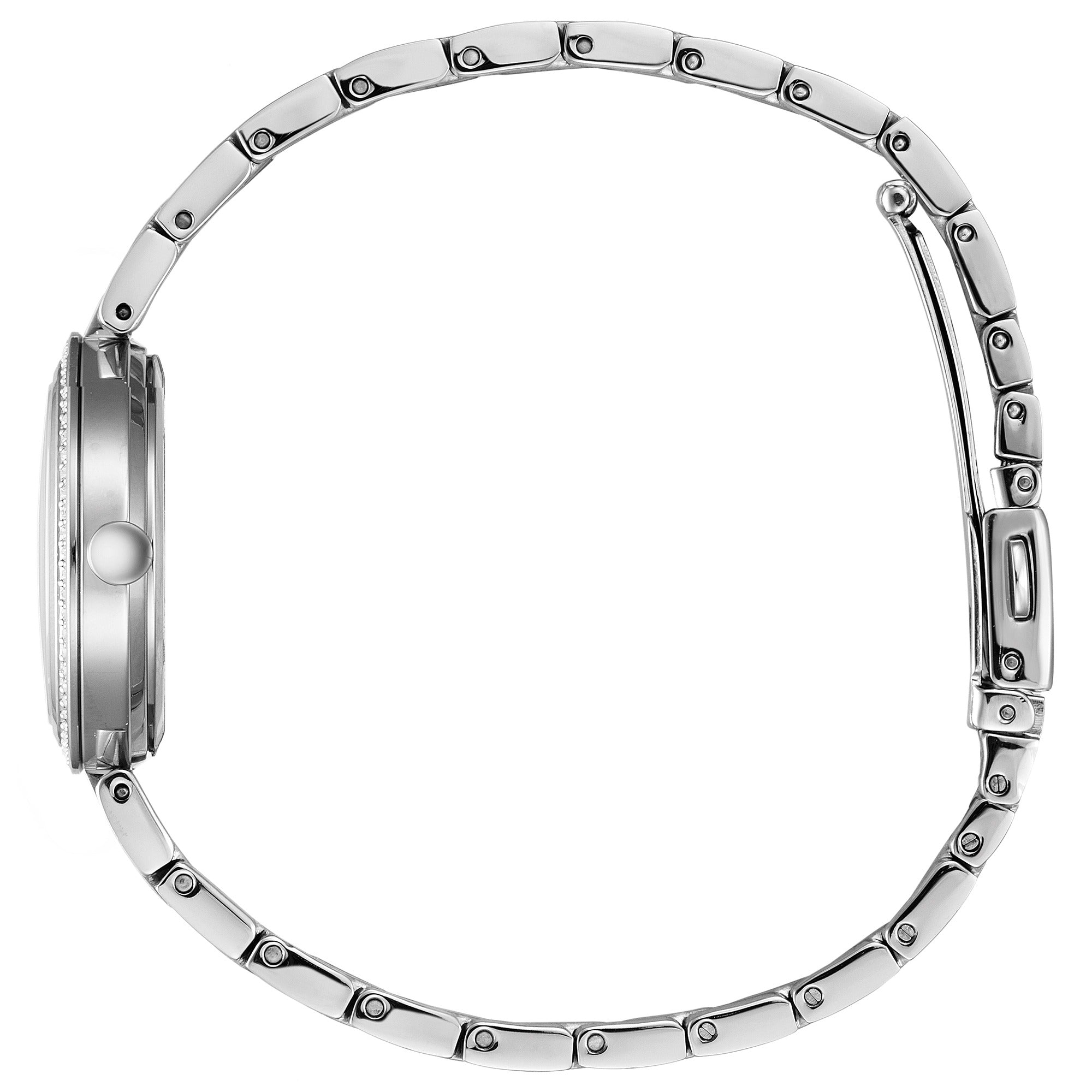 59N Reloj Citizen Eco-Drive Silhouette de mujer correa de metal - Detalle de esfera