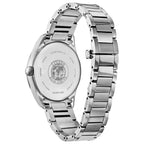 58A Reloj Citizen Eco-Drive Hombre Acero Esfera Negra - Vista trasera
