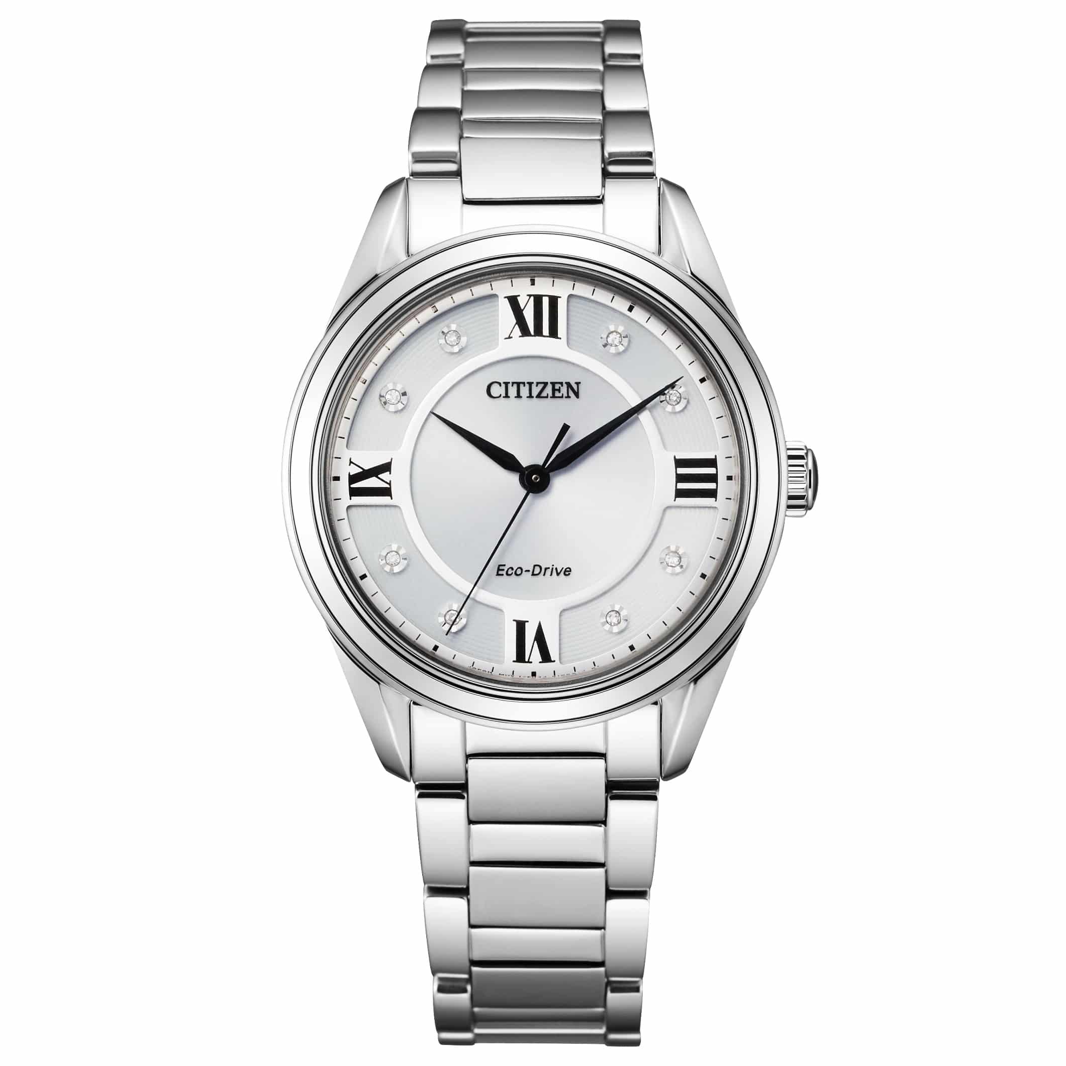 58A Reloj Citizen Eco-Drive Hombre Acero Esfera Negra - Reloj original en Guatemala
