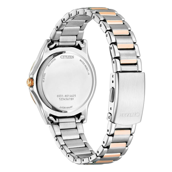58E Reloj Citizen Eco-Drive Mujer Acero Bicolor - Vista lateral