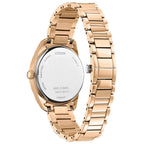 55A Citizen Arezzo Eco-drive reloj para dama pulsera de acero inoxidable - Vista trasera