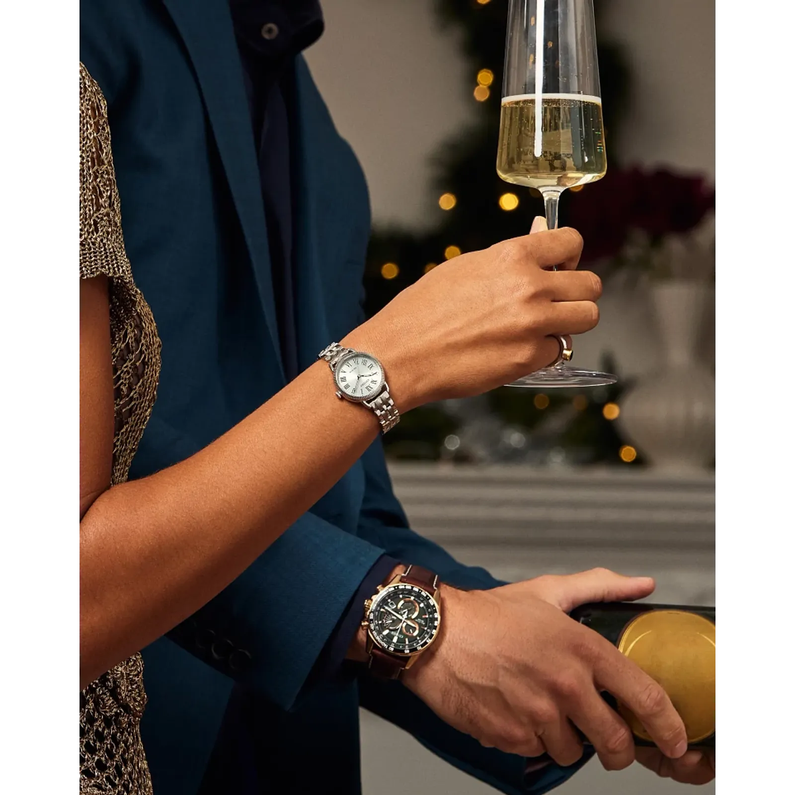 Reloj Citizen Eco-Drive Mujer Acero Inoxidable - Vista trasera