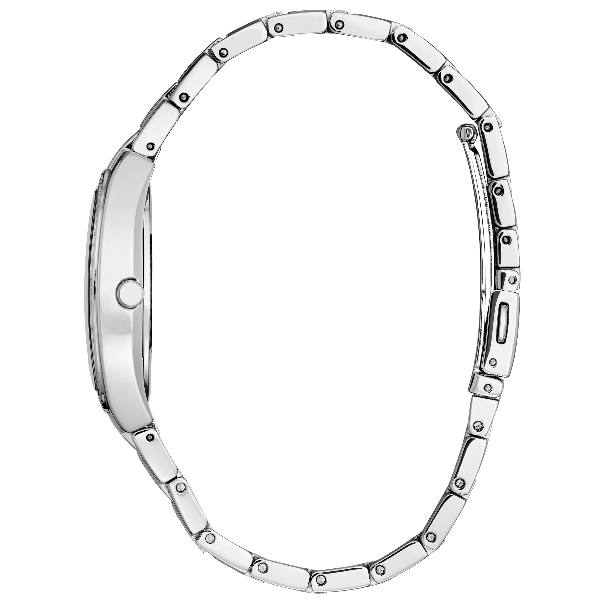 55A Reloj Citizen Corso Eco-Drive Mujer Acero Plateado - Vista lateral