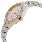 56D Reloj Citizen Crystal Mujer Acero Bicolor Nácar - Vista trasera
