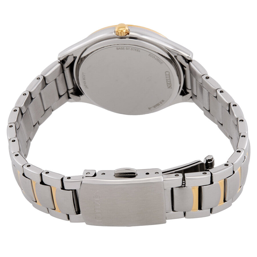 56D Reloj Citizen Crystal Mujer Acero Bicolor Nácar - Detalle de esfera