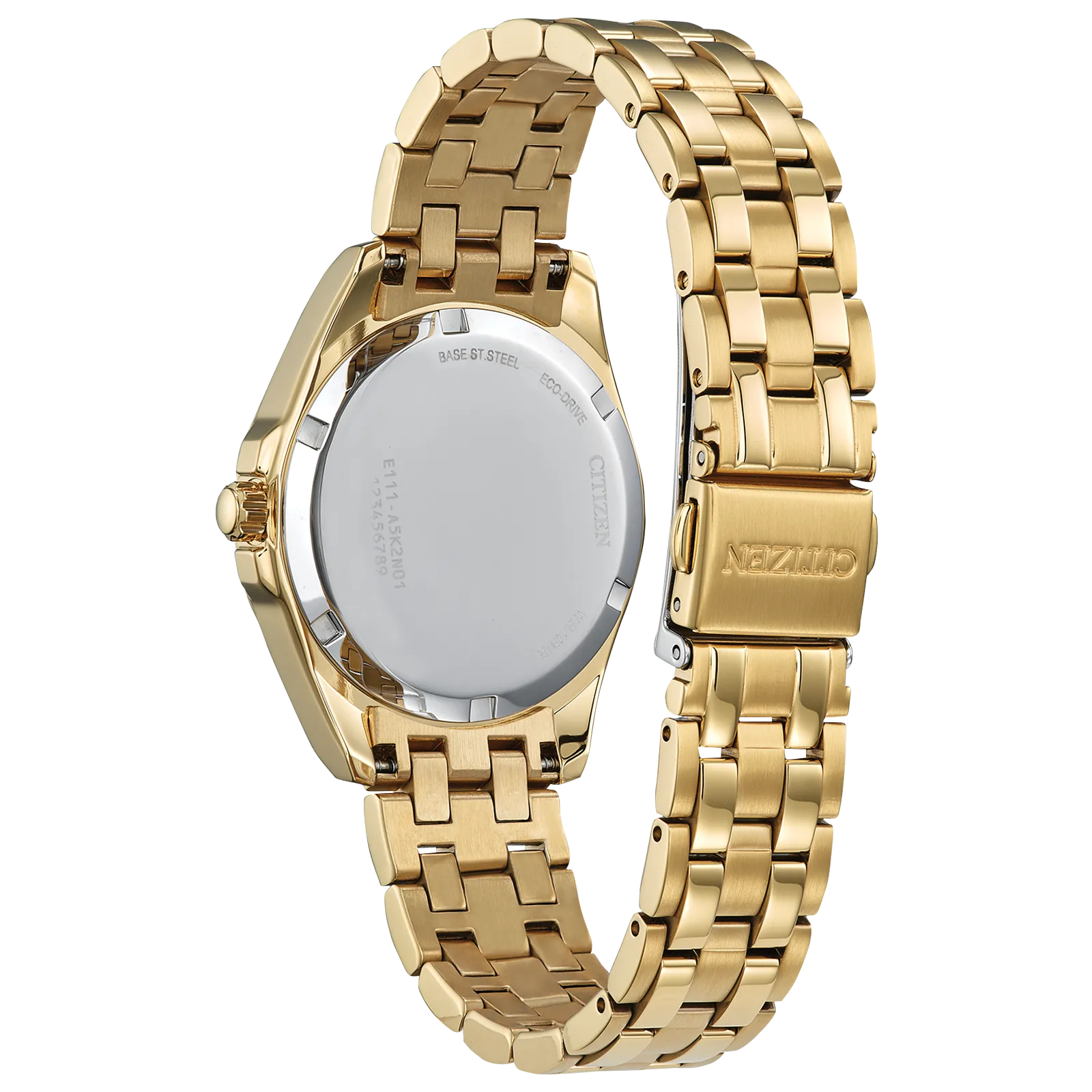50P Reloj Citizen Peyten de dama pulsera de metal 33 mm Eco-drive - Vista trasera