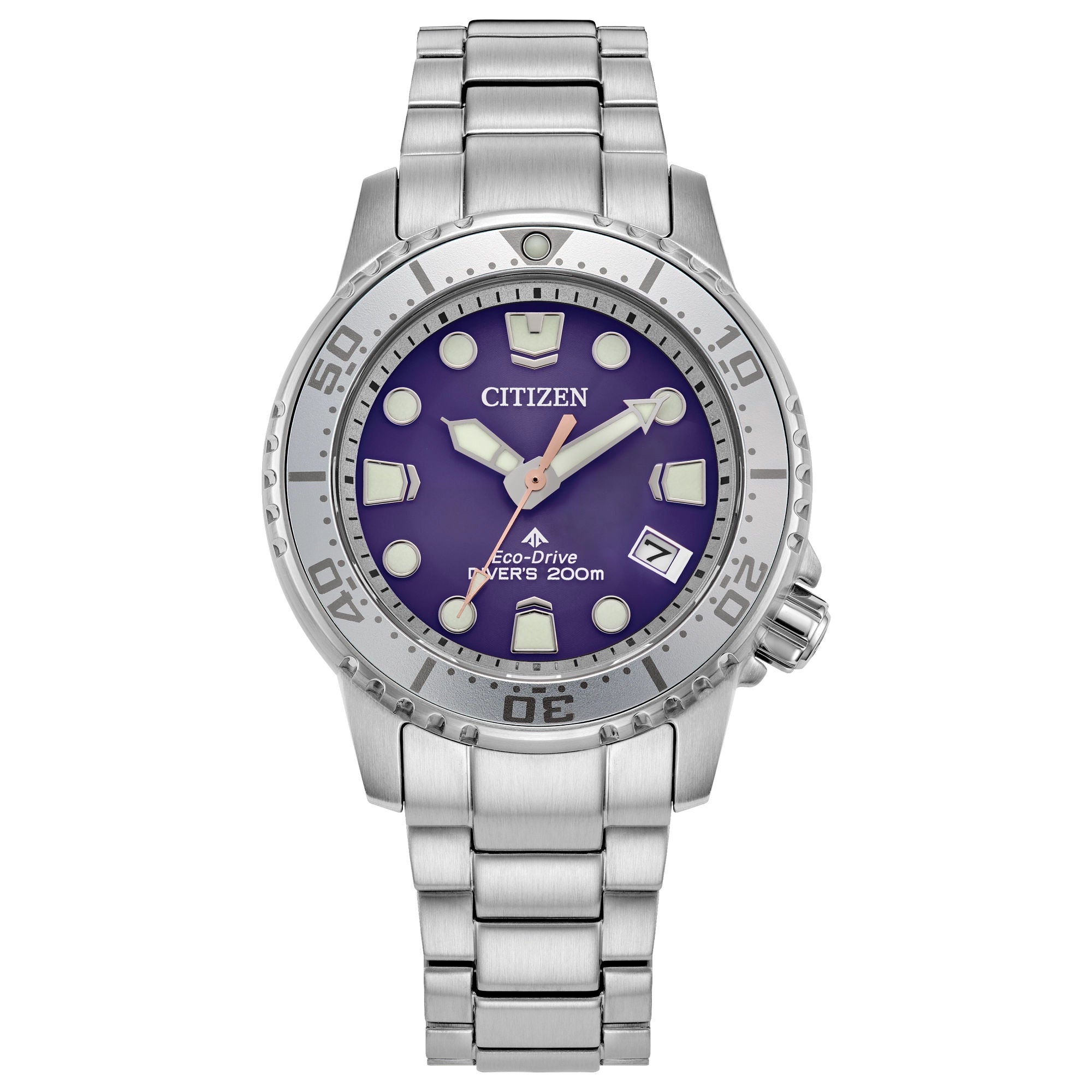 EO2027-50X Reloj Citizen Promaster de mujer correa de metal - Acero Inoxidable Plateado