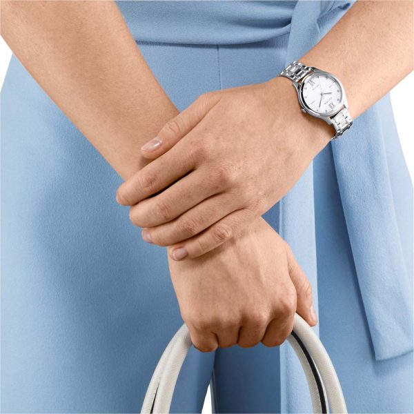 57A Reloj Citizen Quartz Elegance Mujer Acero Inoxidable Plateado - Vista trasera